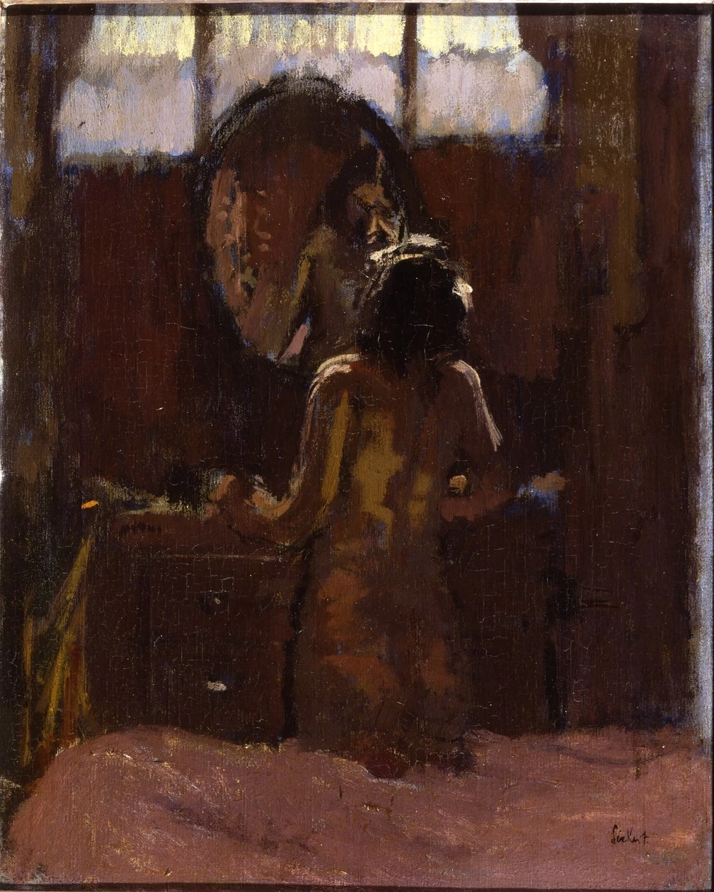 Nudo davanti allo specchio, Mornington Crescent